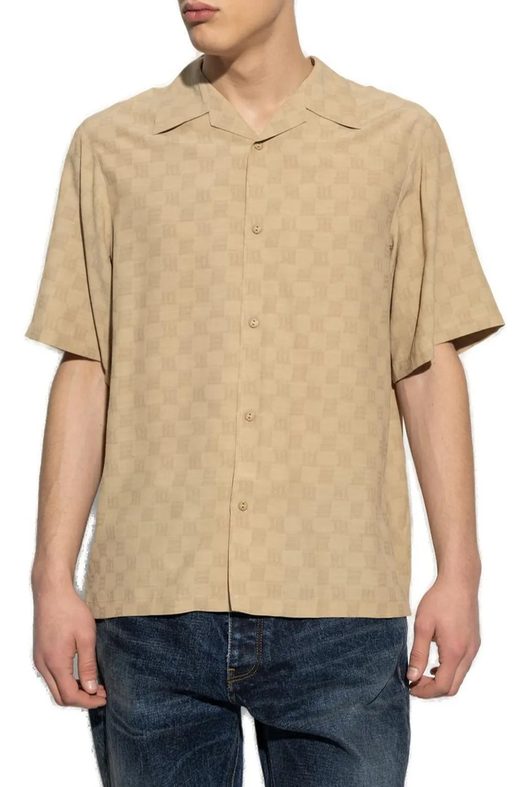 Misbhv Monogram Printed Short-Sleeved Shirt