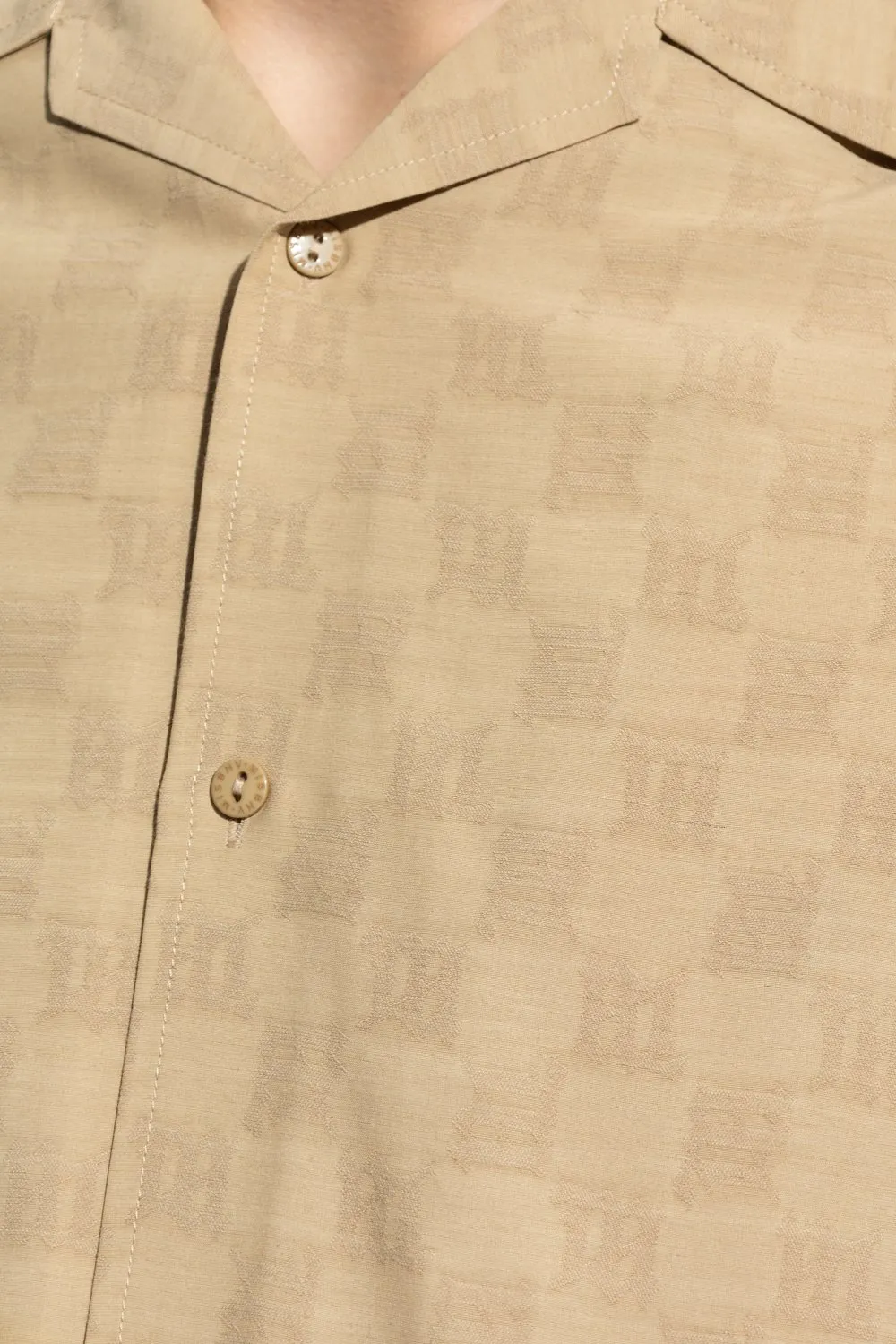 Misbhv Monogram Printed Short-Sleeved Shirt