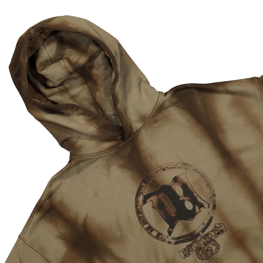 Misbhv Strobe Logo Printed Tie-Dyed Hoodie