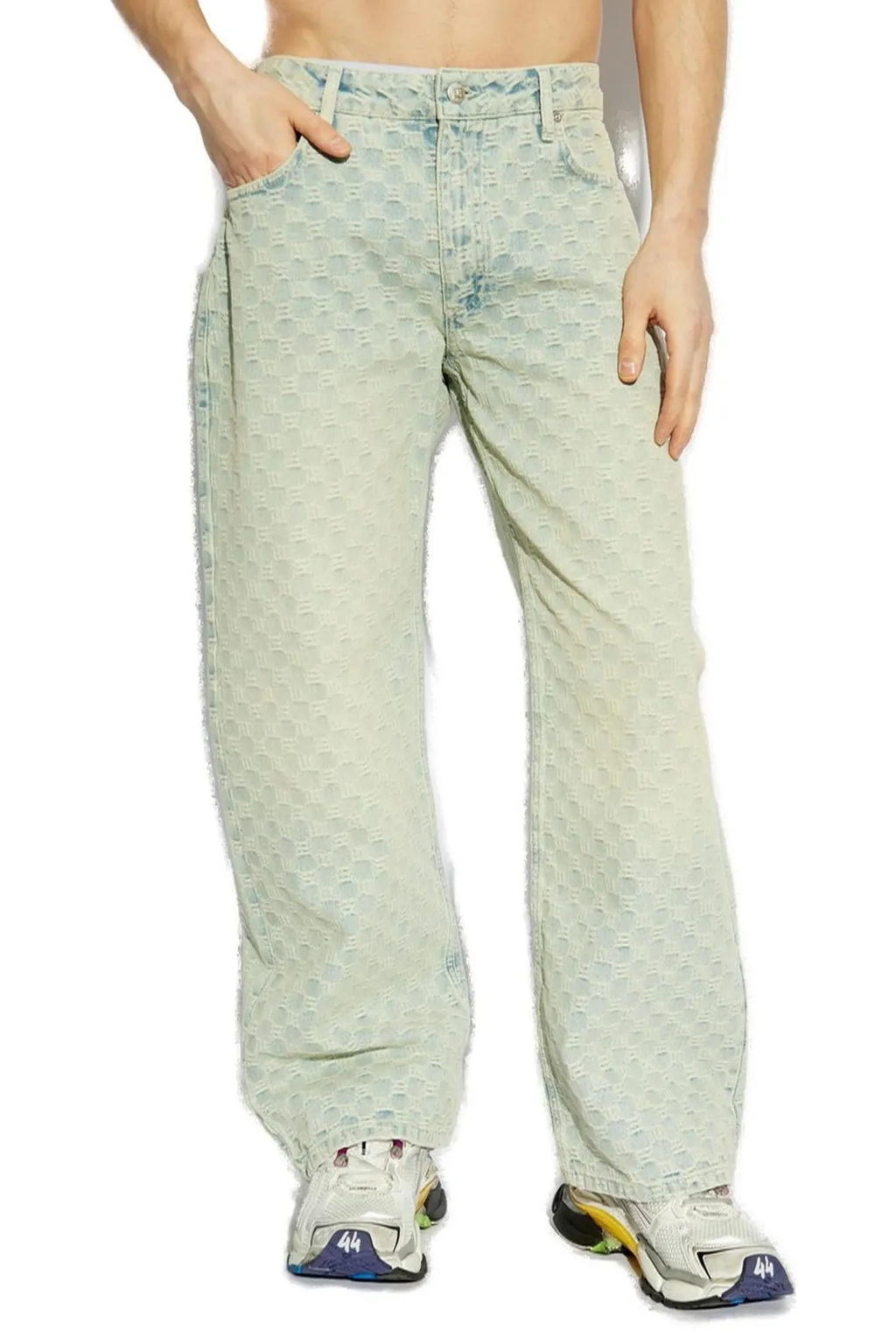 Misbhv Monogram Straight-Leg Jeans