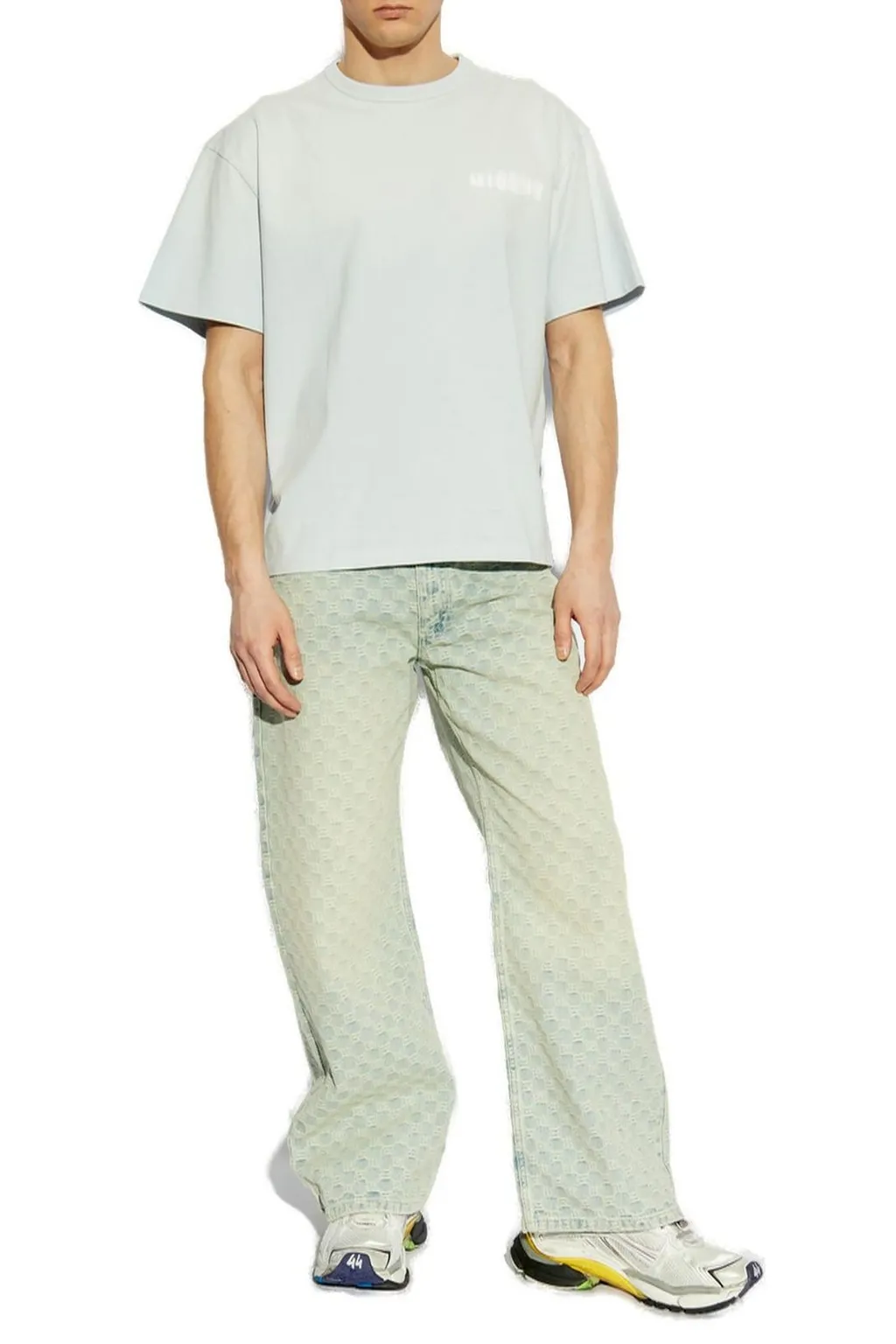 Misbhv Monogram Straight-Leg Jeans