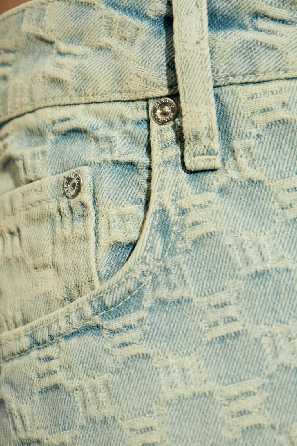 Misbhv Monogram Straight-Leg Jeans