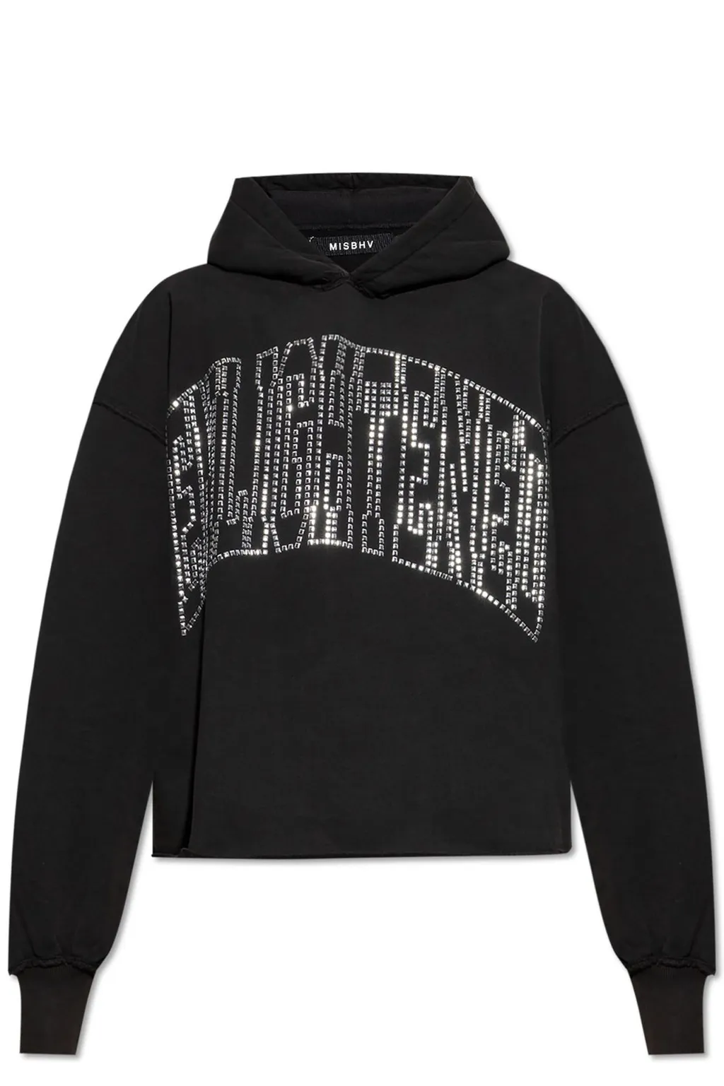 Misbhv Logo Embellished Long Sleeved Hoodie