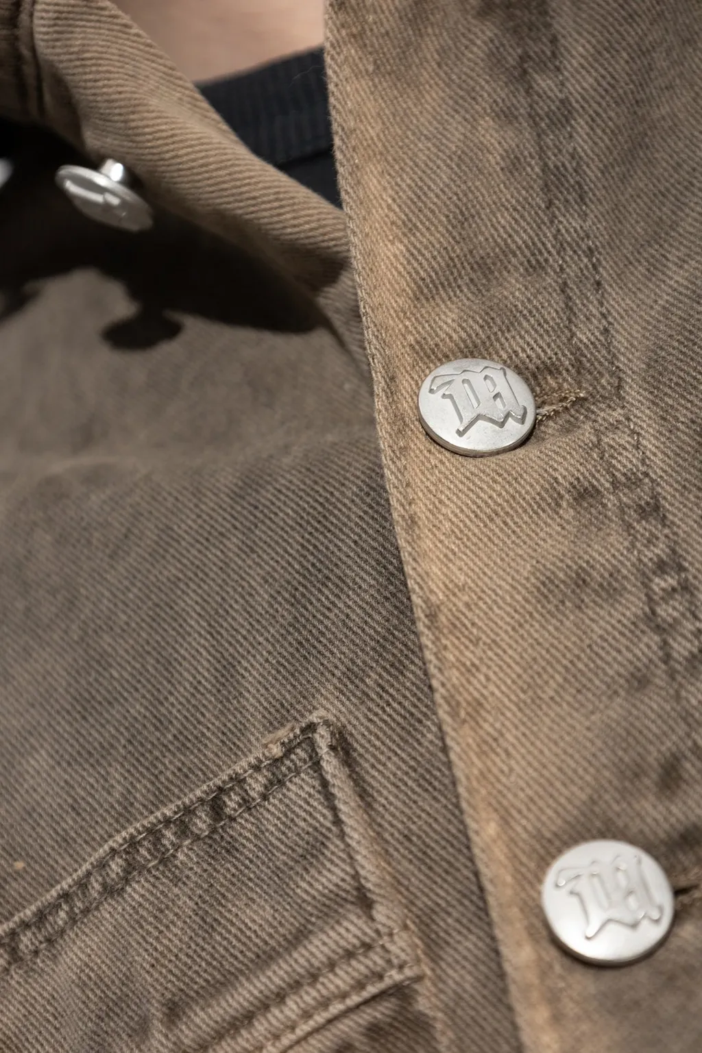 Misbhv Buttoned Denim Jacket