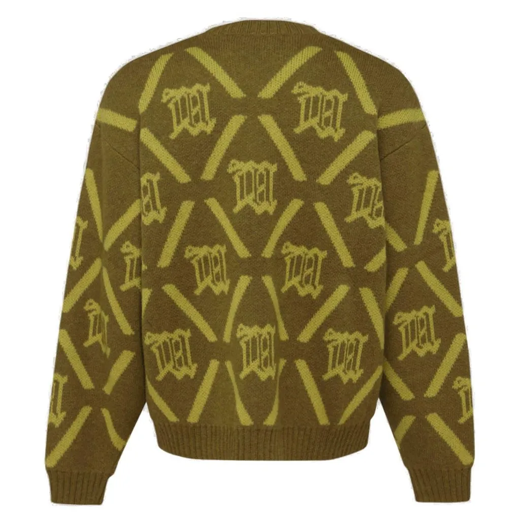 Misbhv Logo Monogram Knit Jumper