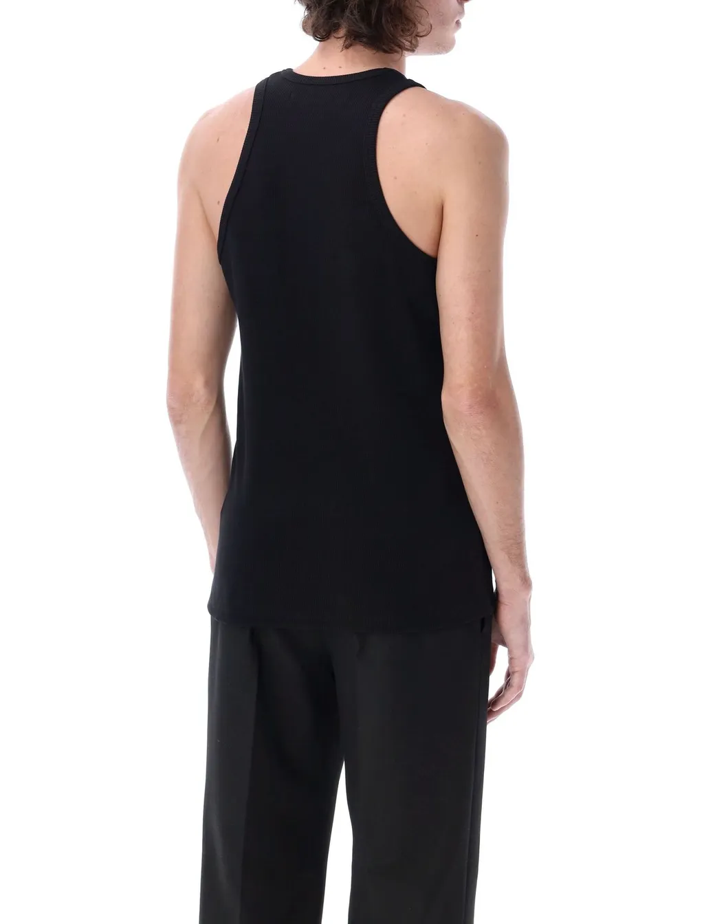 Misbhv Logo Embroidered Ribbed Tank Top