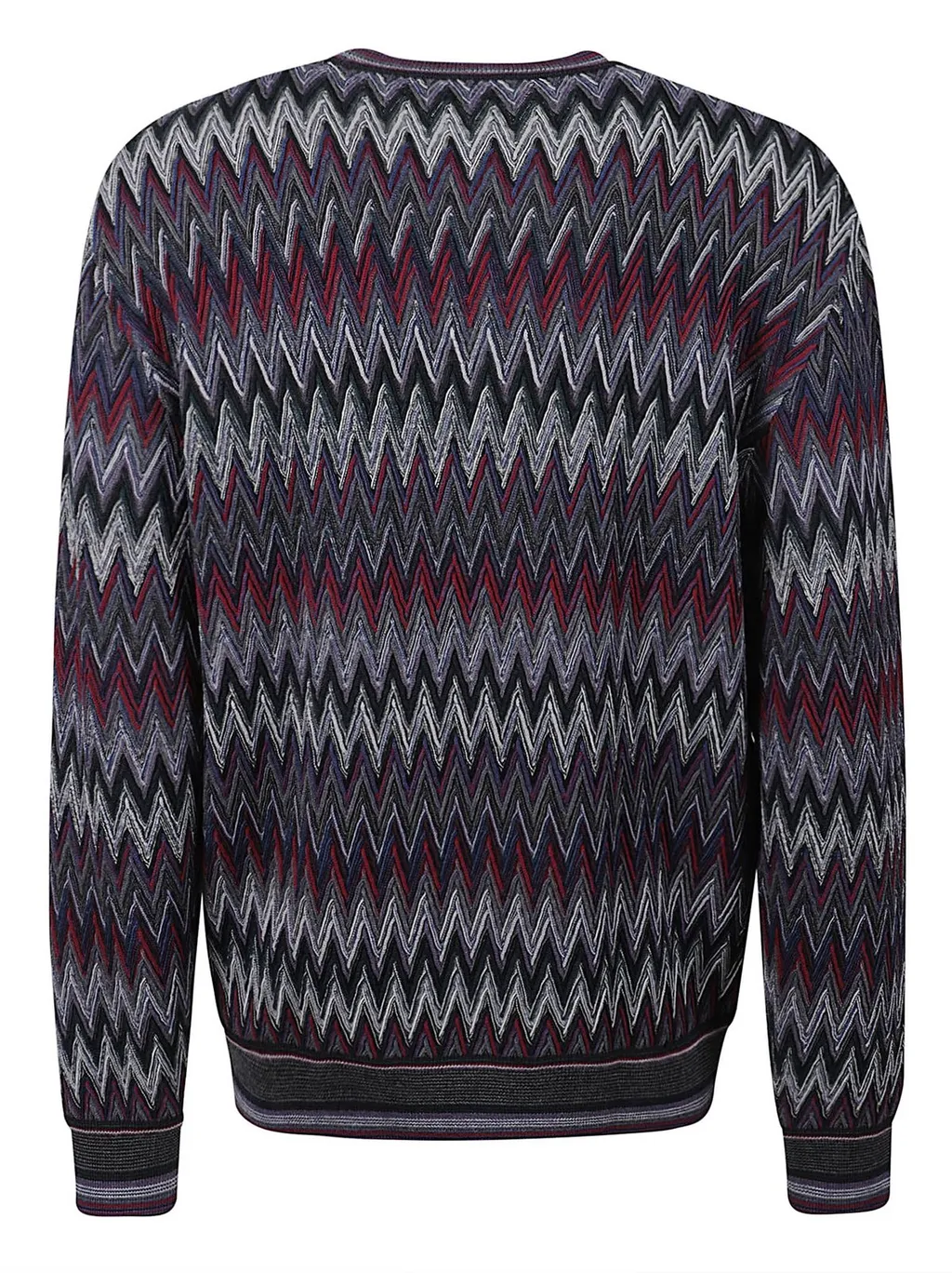 Missoni 3D Zigzag Patterned Crewneck Jumper