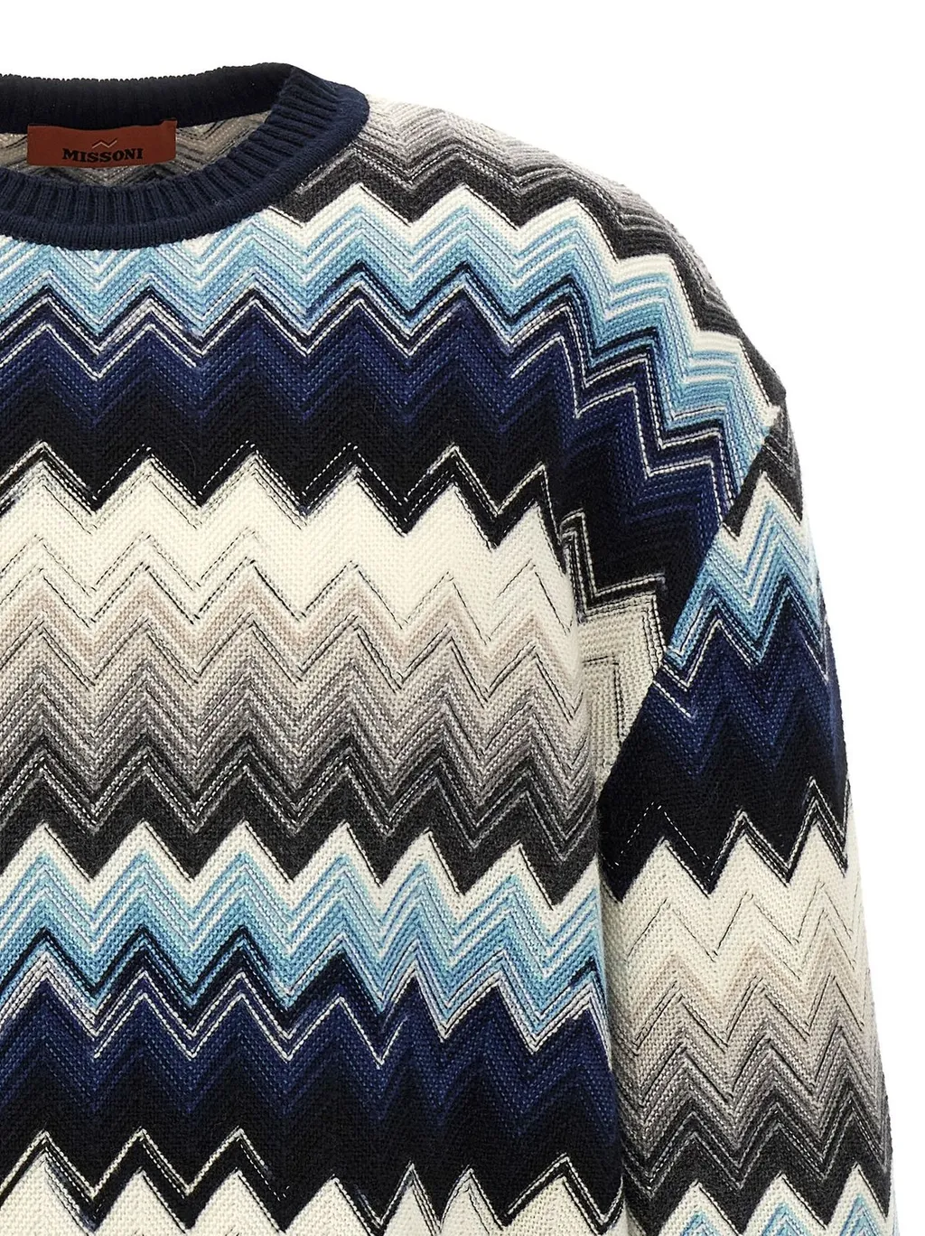 Missoni Zigzag Crewneck Knitted Jumper
