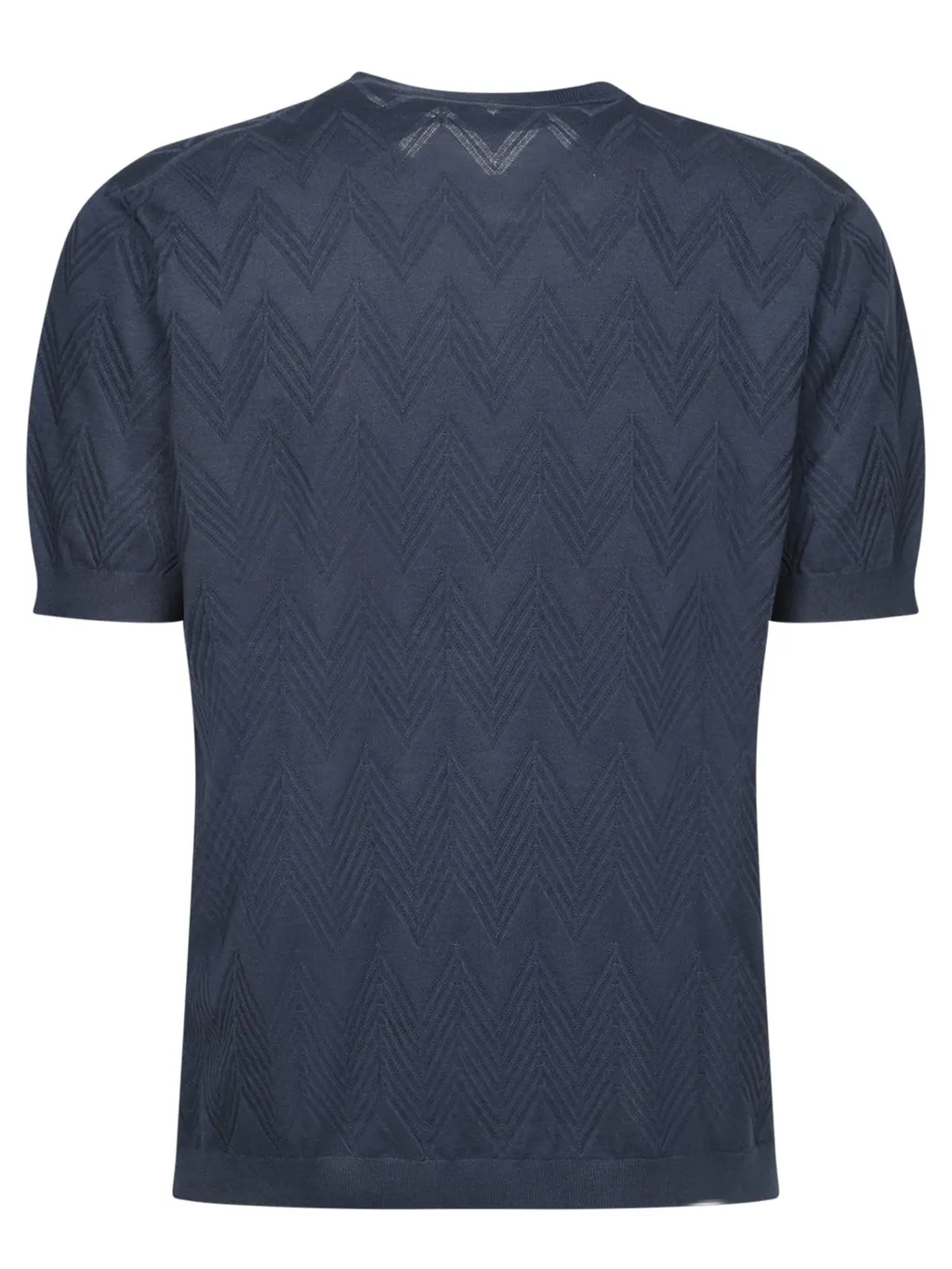 Missoni Zigzag-Knit Short Sleeved T-Shirt