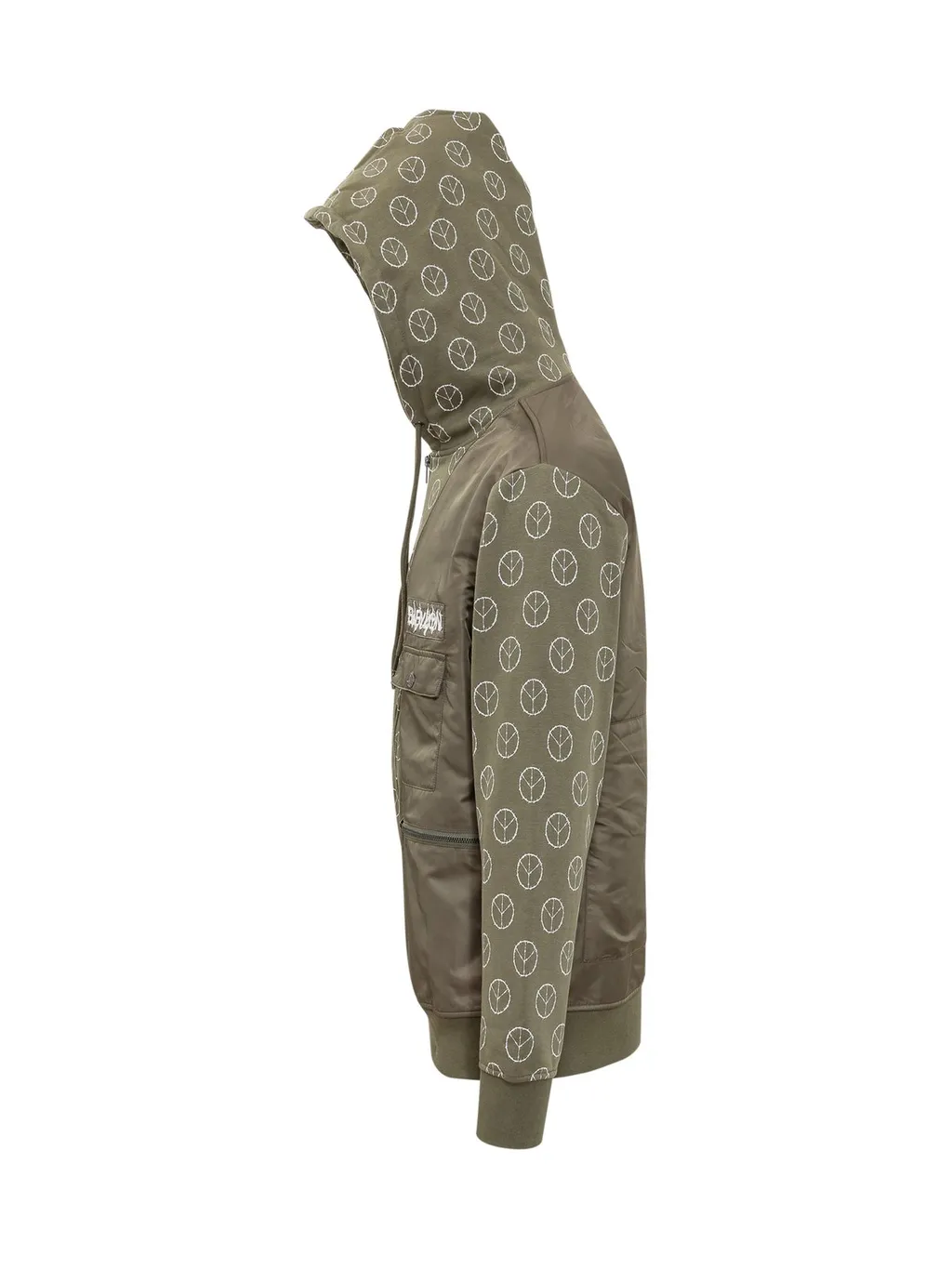 Babylon Patterned Hoodie Sweater