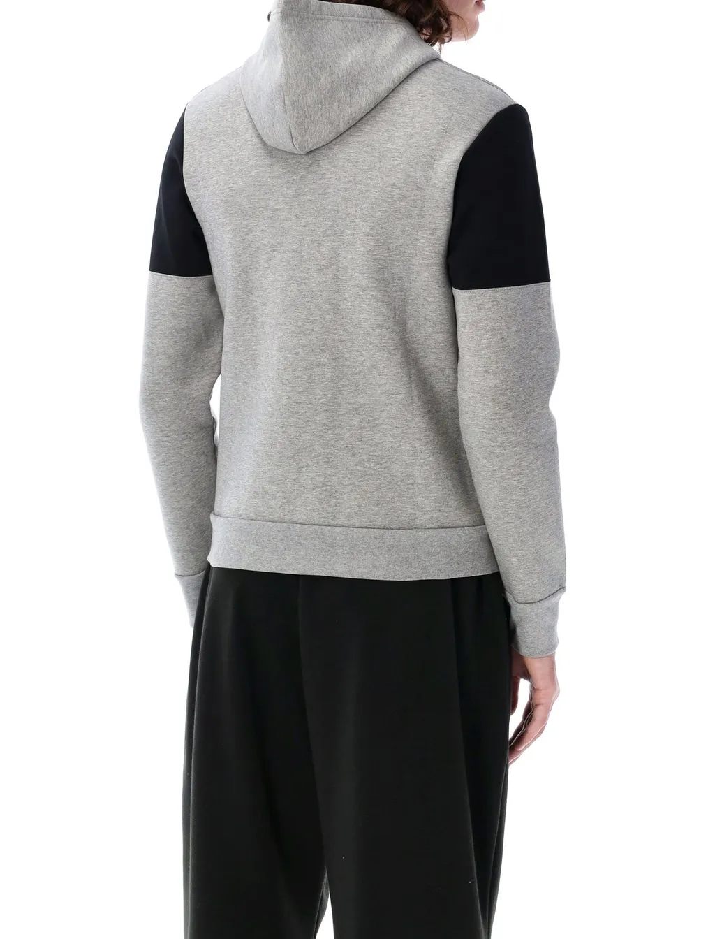 Logo Embroidered Zipped Hoodie