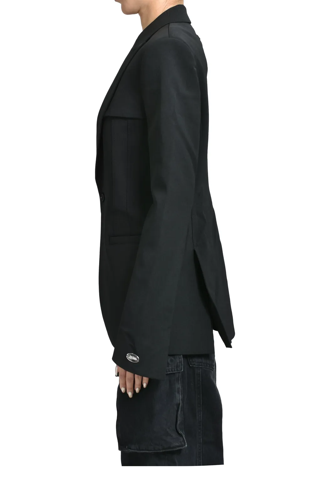 Panels Tailoring Jacket / Black