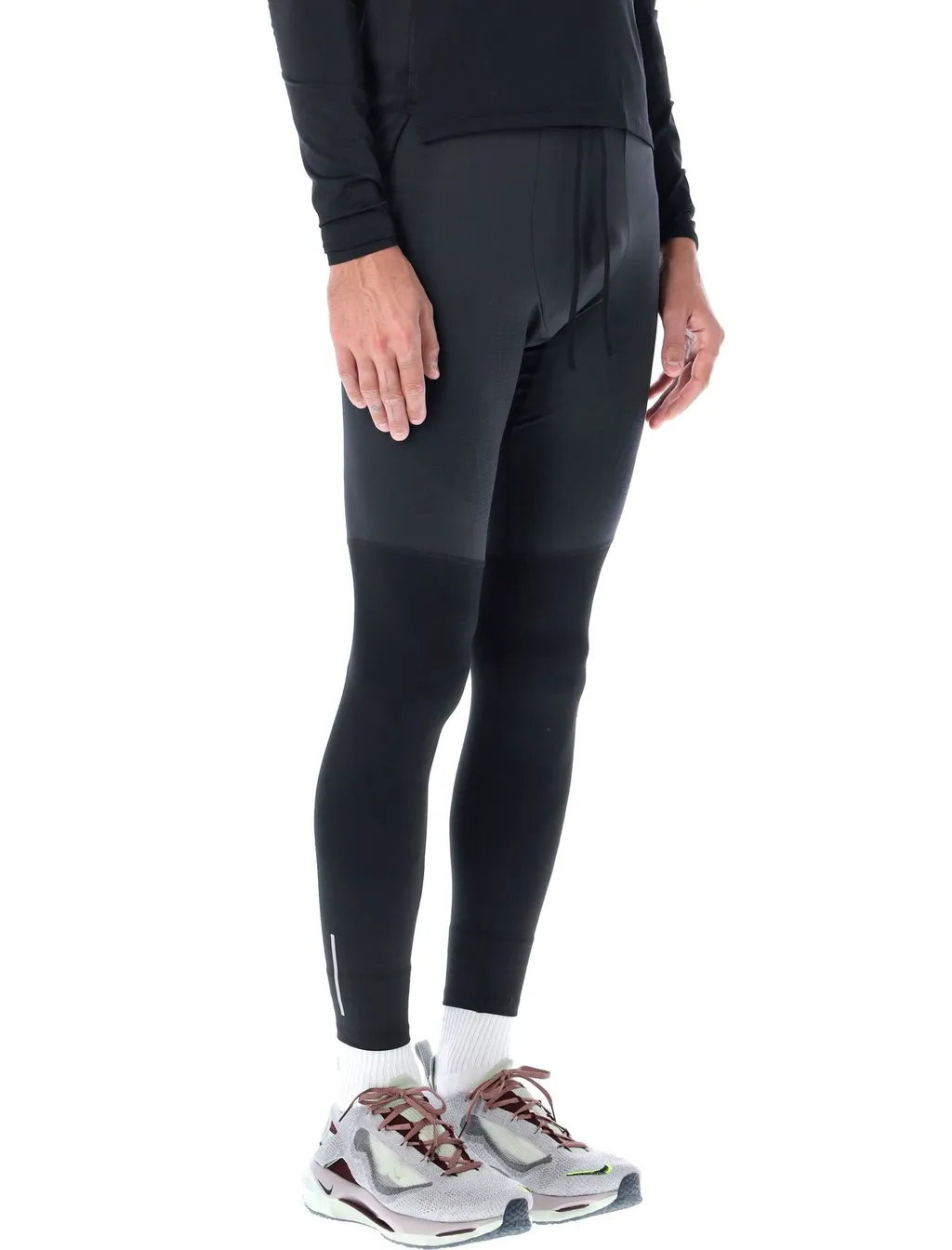 Nike Swoosh Detail Stretch Slim-Cut Leggings