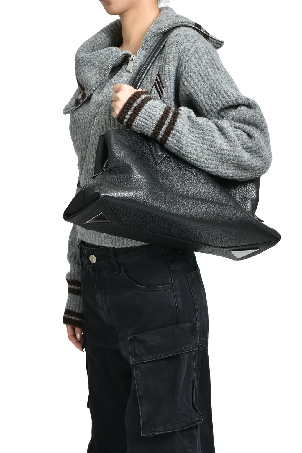 La Passeggiata Medium Top Handle / Blk