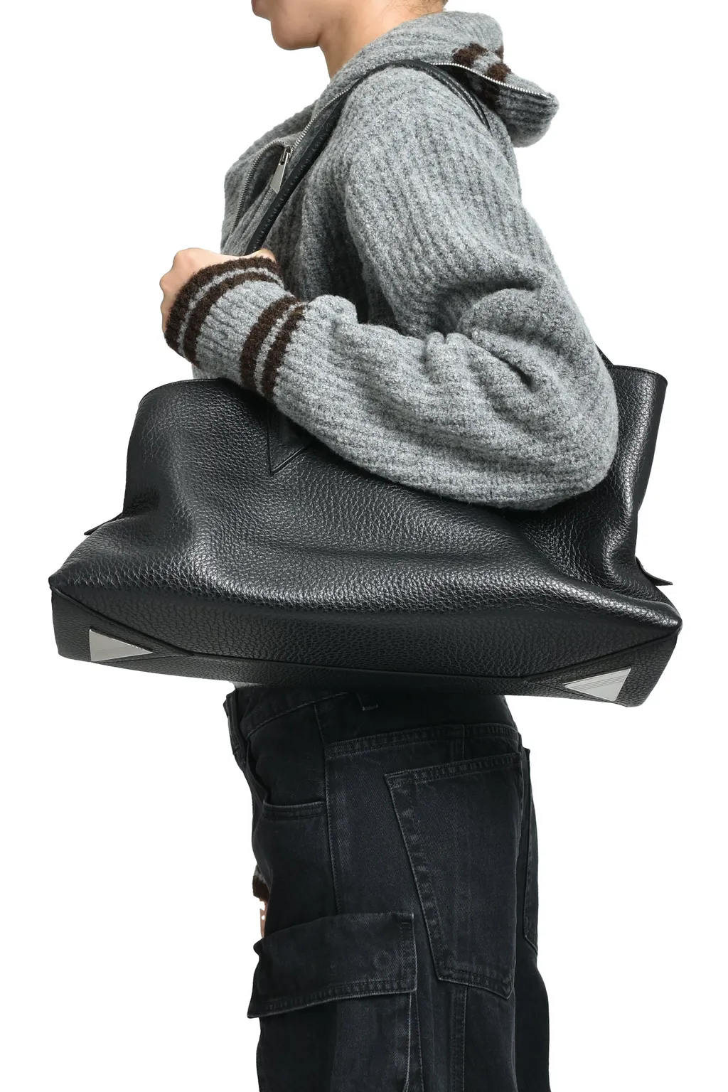La Passeggiata Medium Top Handle / Blk