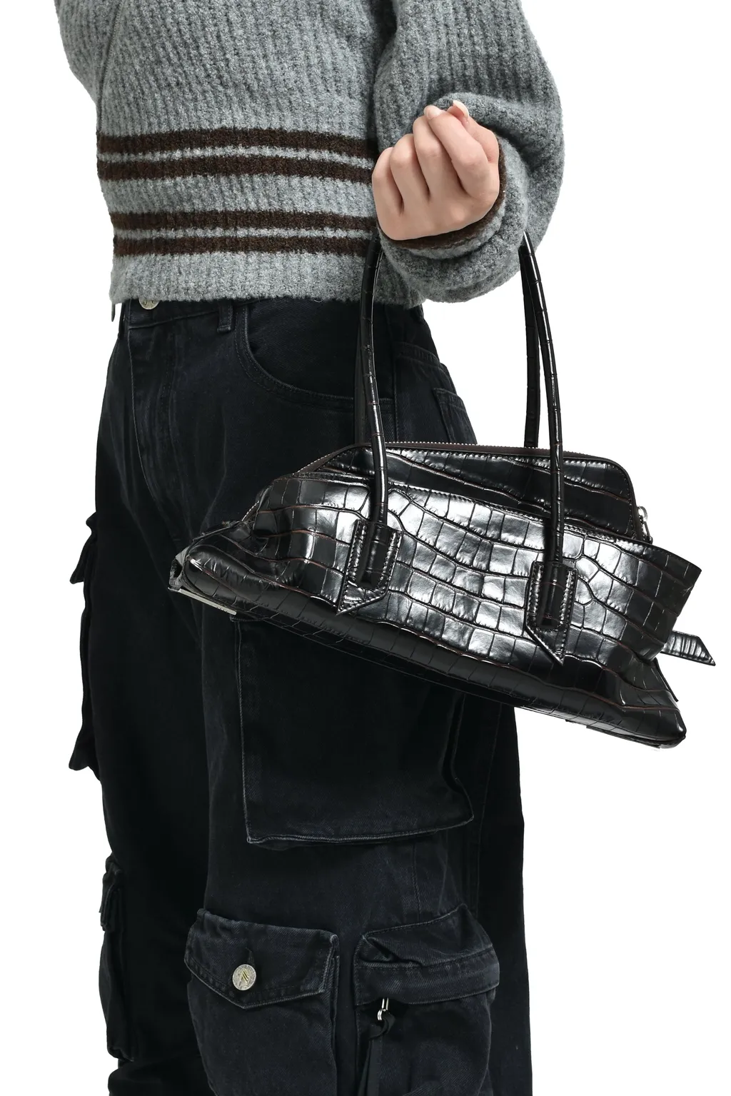 La Passeggiata Small Top Handle / Brown