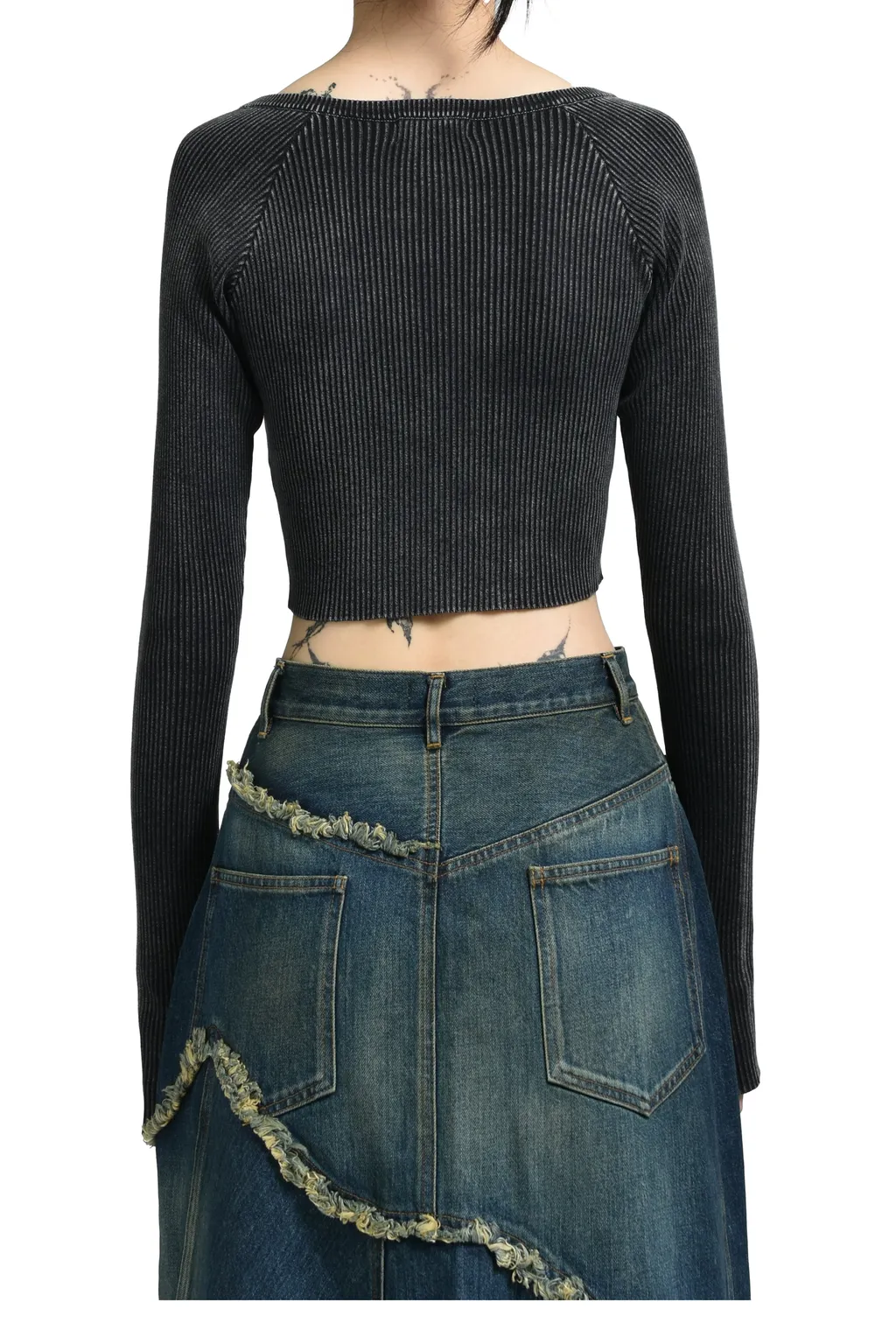 Bitier Rib Cardigan / Black