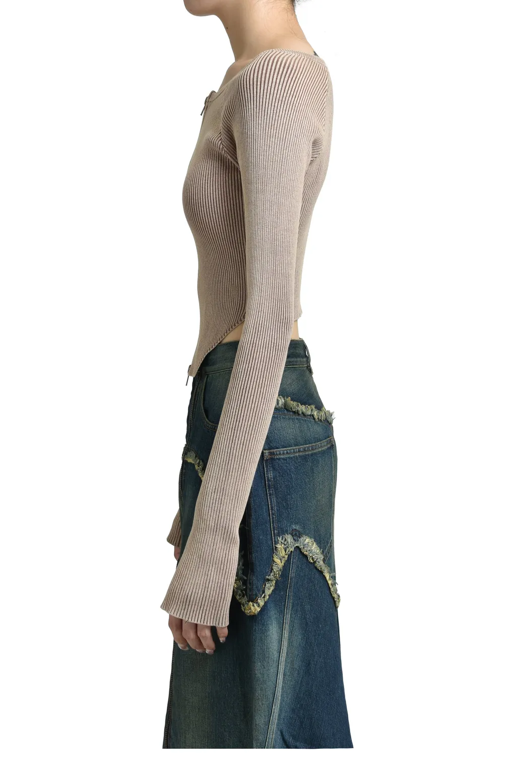 Bitier Rib Cardigan / Brw
