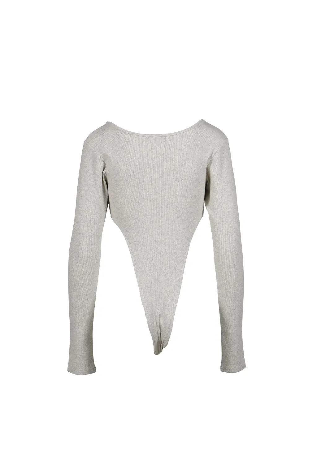 Rib Cut Bodysuits / Wht