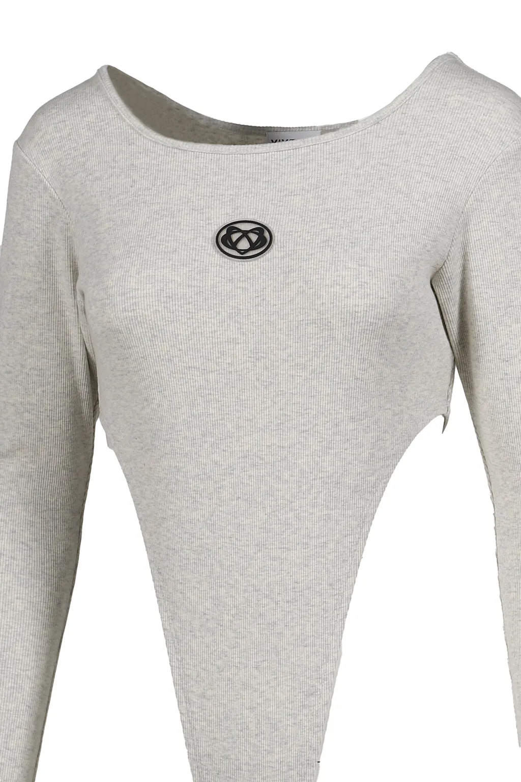 Rib Cut Bodysuits / Wht