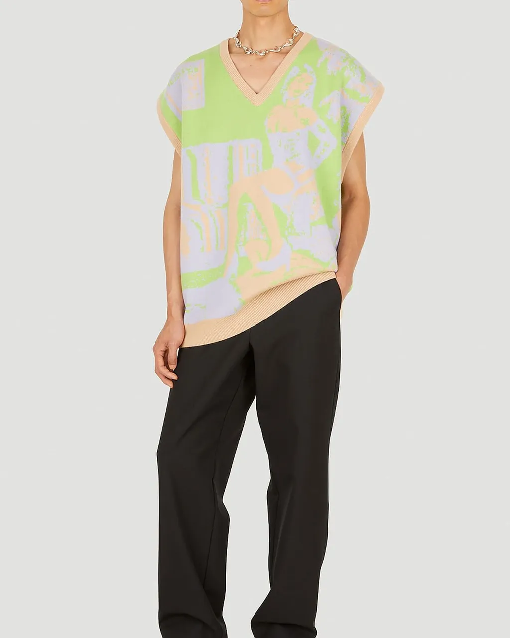 Ninamounah Kingfish V-Neck Sweater