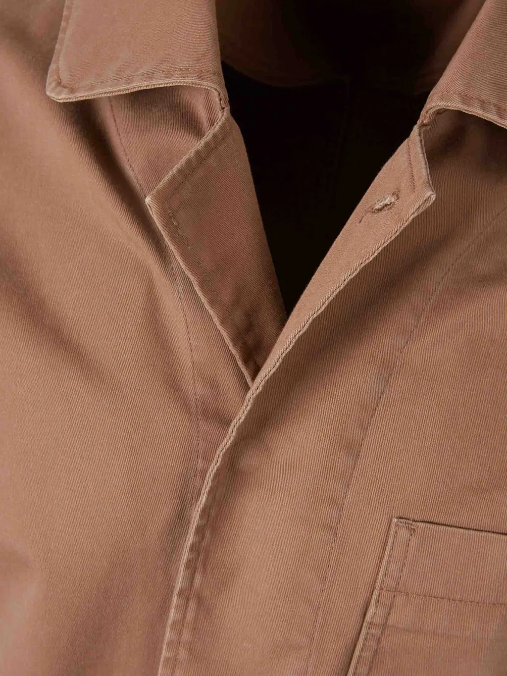 Nine In The Morning Snap-Button Twill Jacket