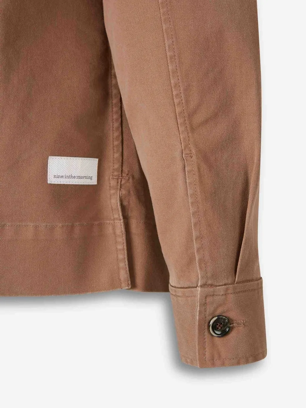 Nine In The Morning Snap-Button Twill Jacket