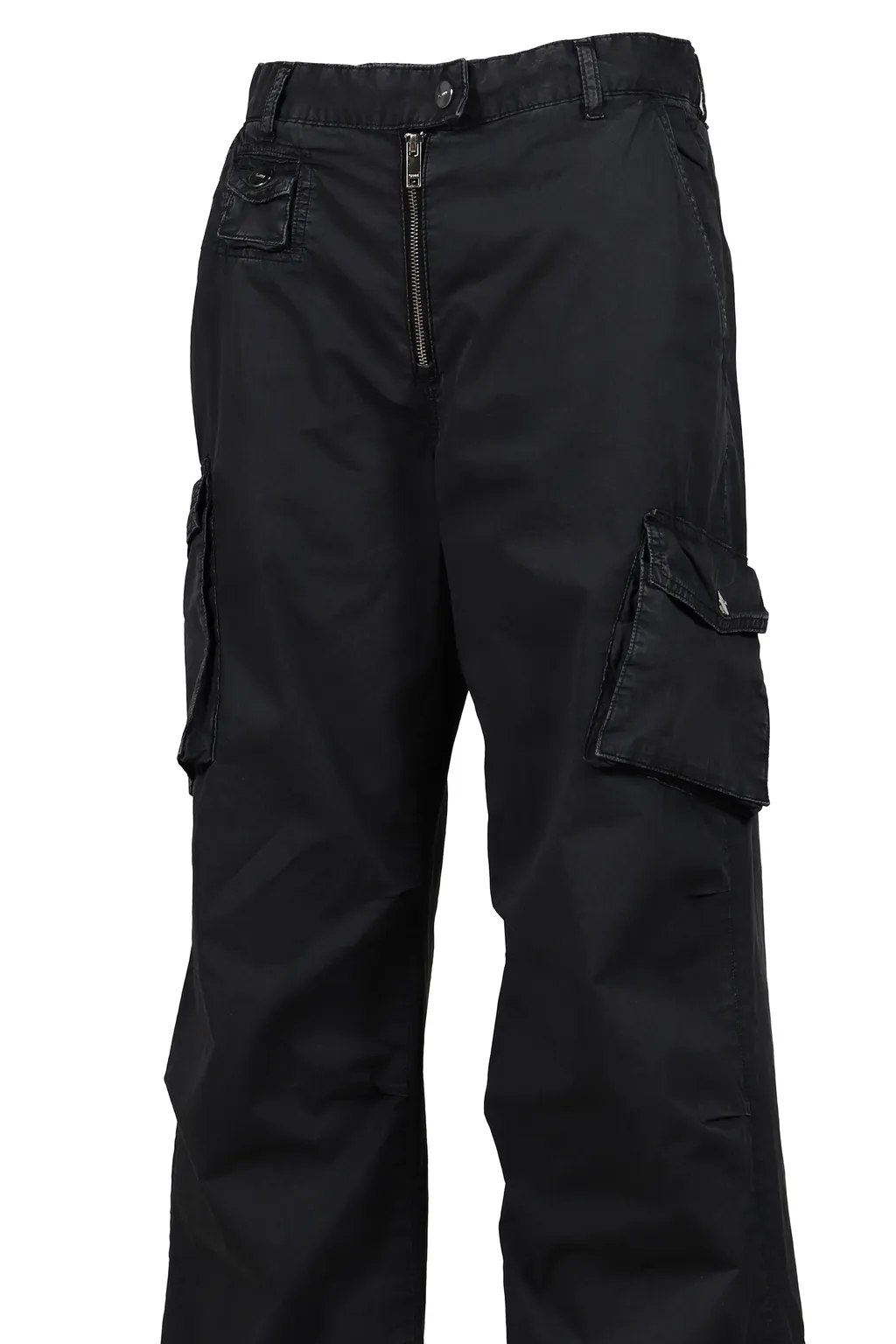 Washed Cotton Twill Pants / Phantom