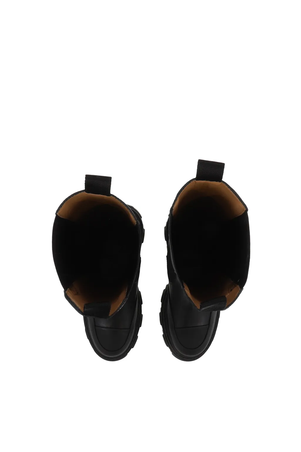 Cleated High Chelsea Boot Black Stitch / Blk