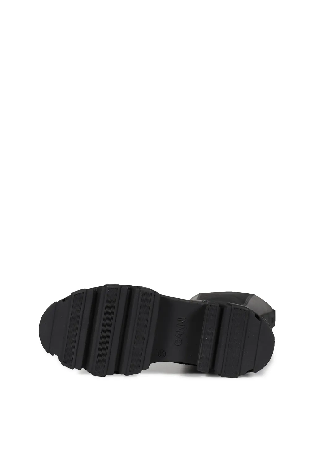 Cleated High Chelsea Boot Black Stitch / Blk
