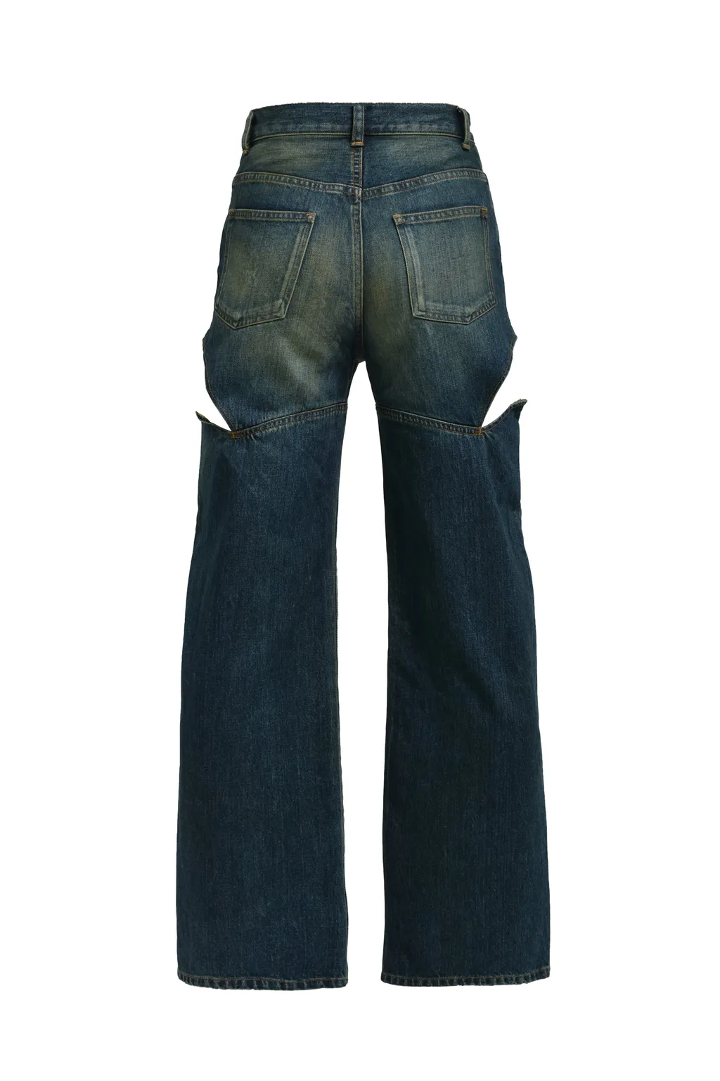 Cutoff Denim Pants / Blu
