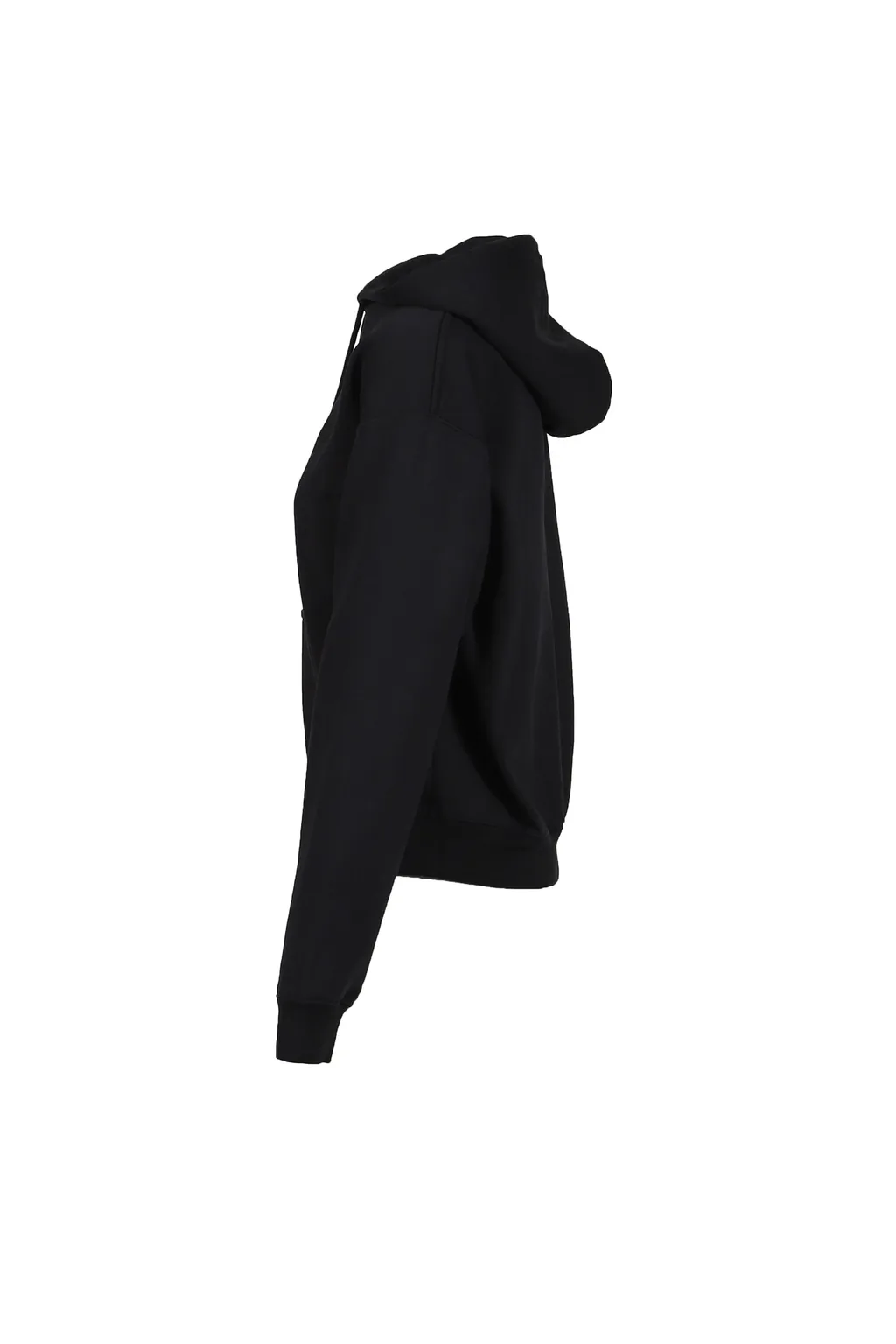 Logo Fitted Hoodie / Black