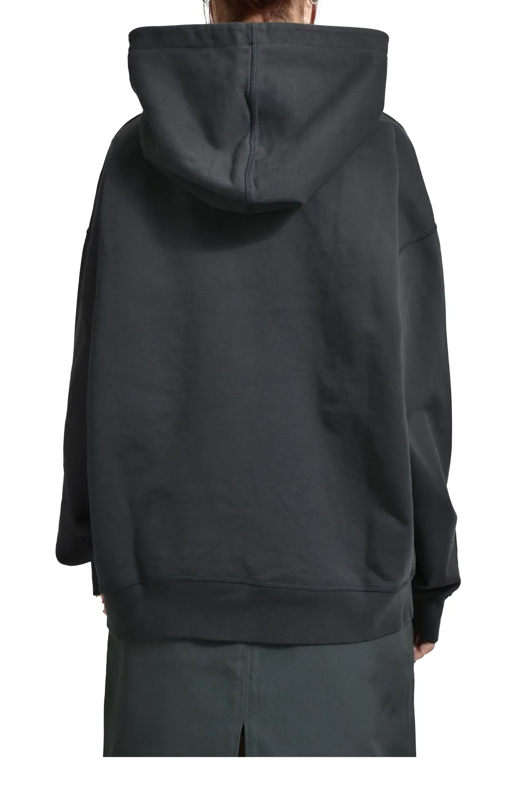 Isoli Oversize Animals Crop Hoodie / Phantom