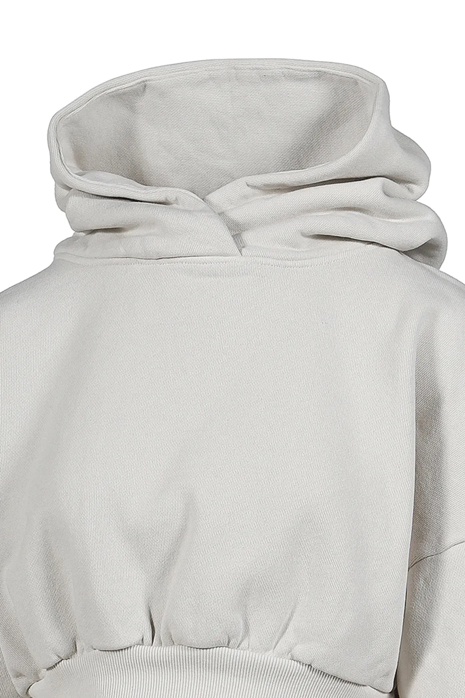 Cropped Heavy Hood / Rice
