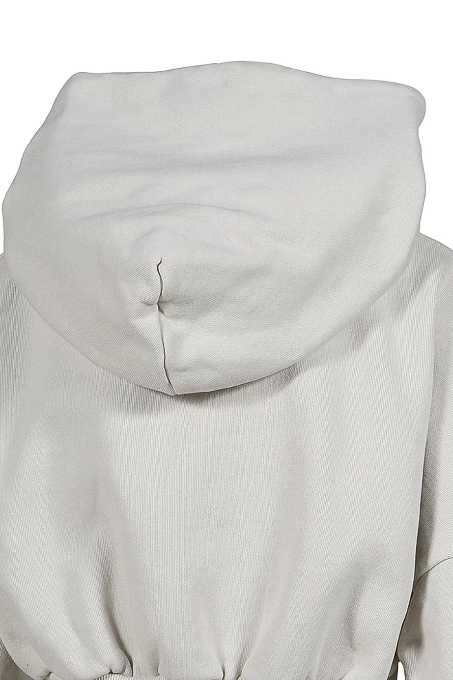 Cropped Heavy Hood / Rice