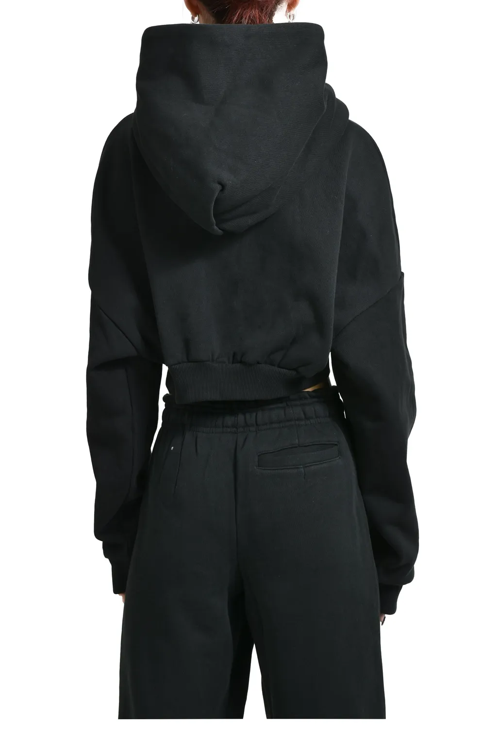 Cropped Heavy Hood / Soot