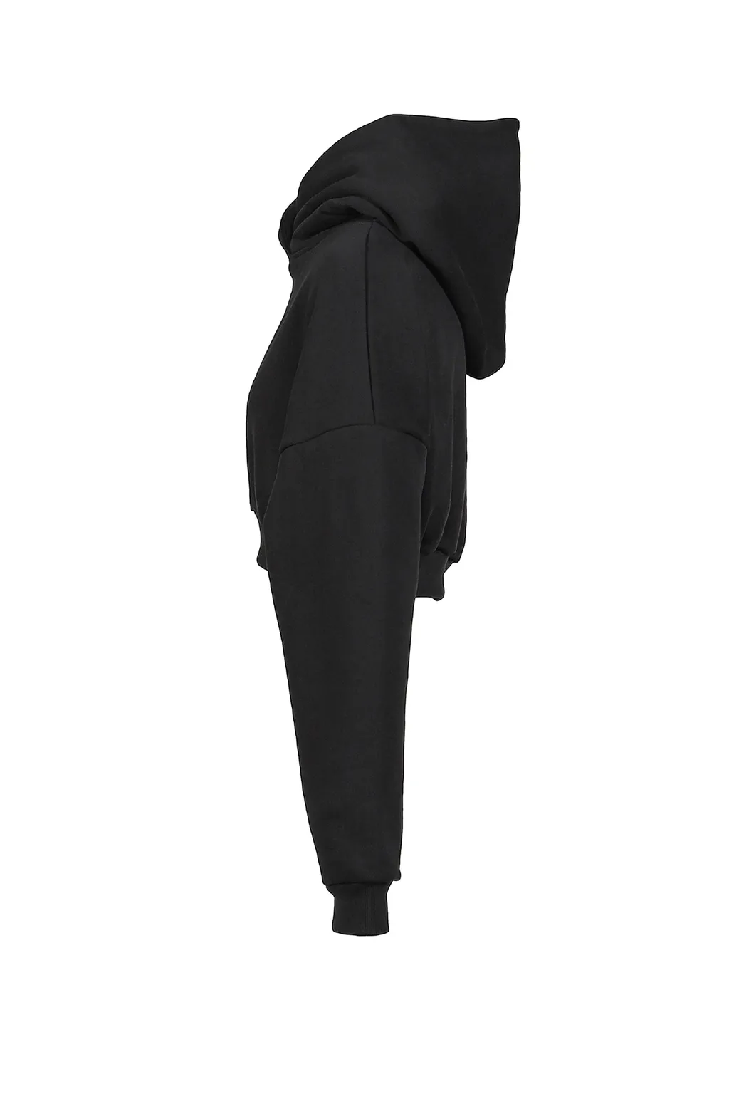 Cropped Heavy Hood / Soot