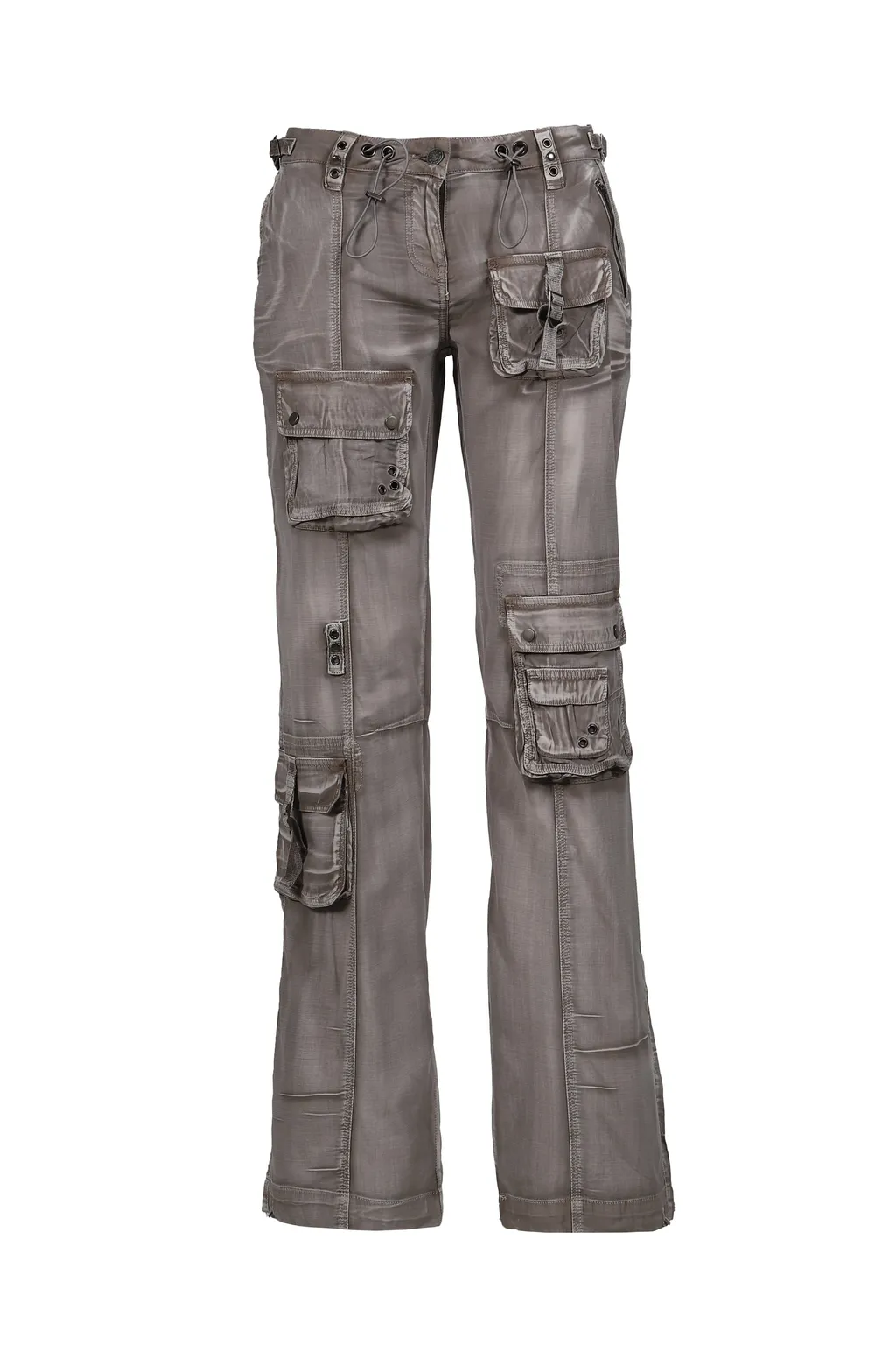 Dirty Washed Cargo Trousers / Brw