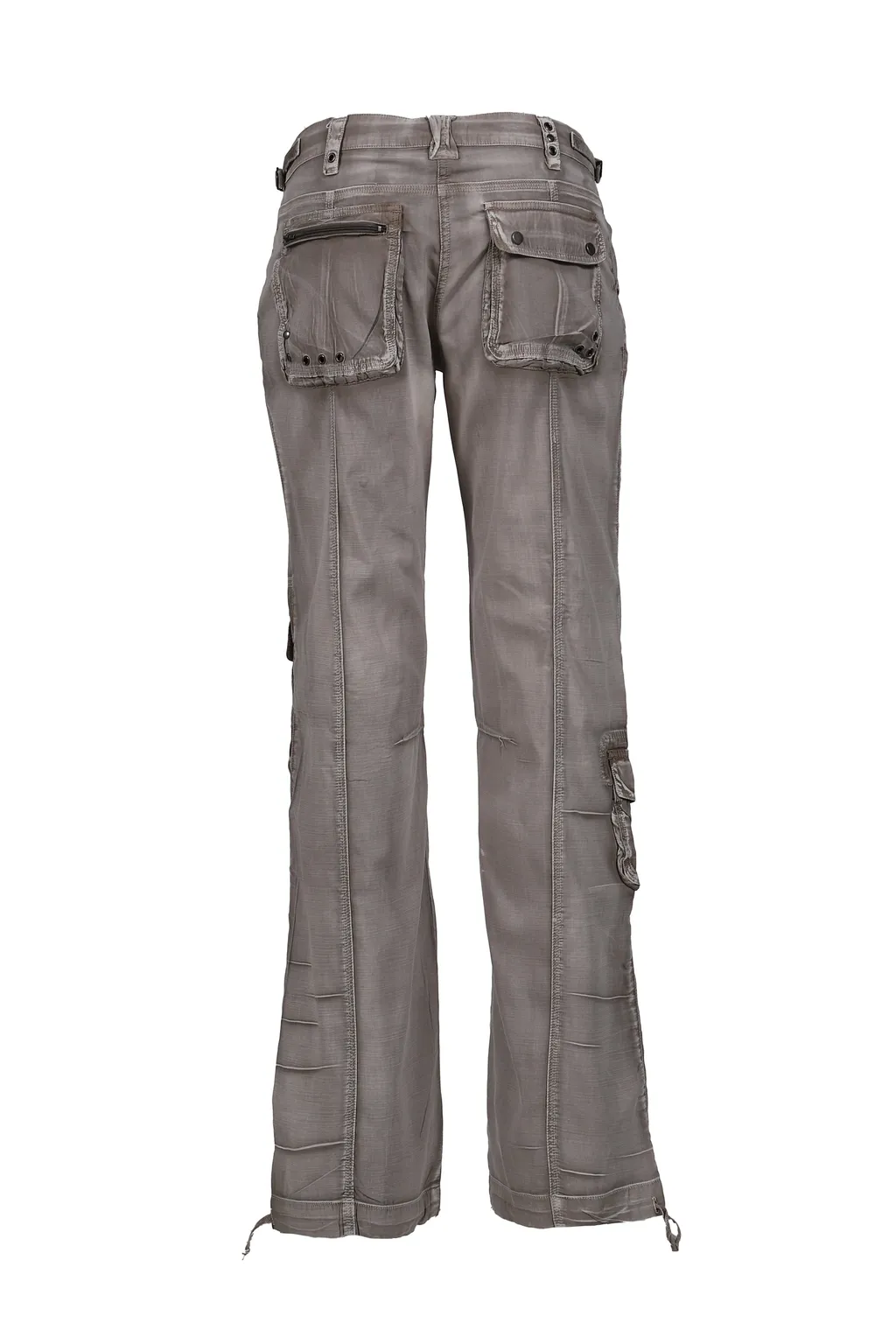 Dirty Washed Cargo Trousers / Brw