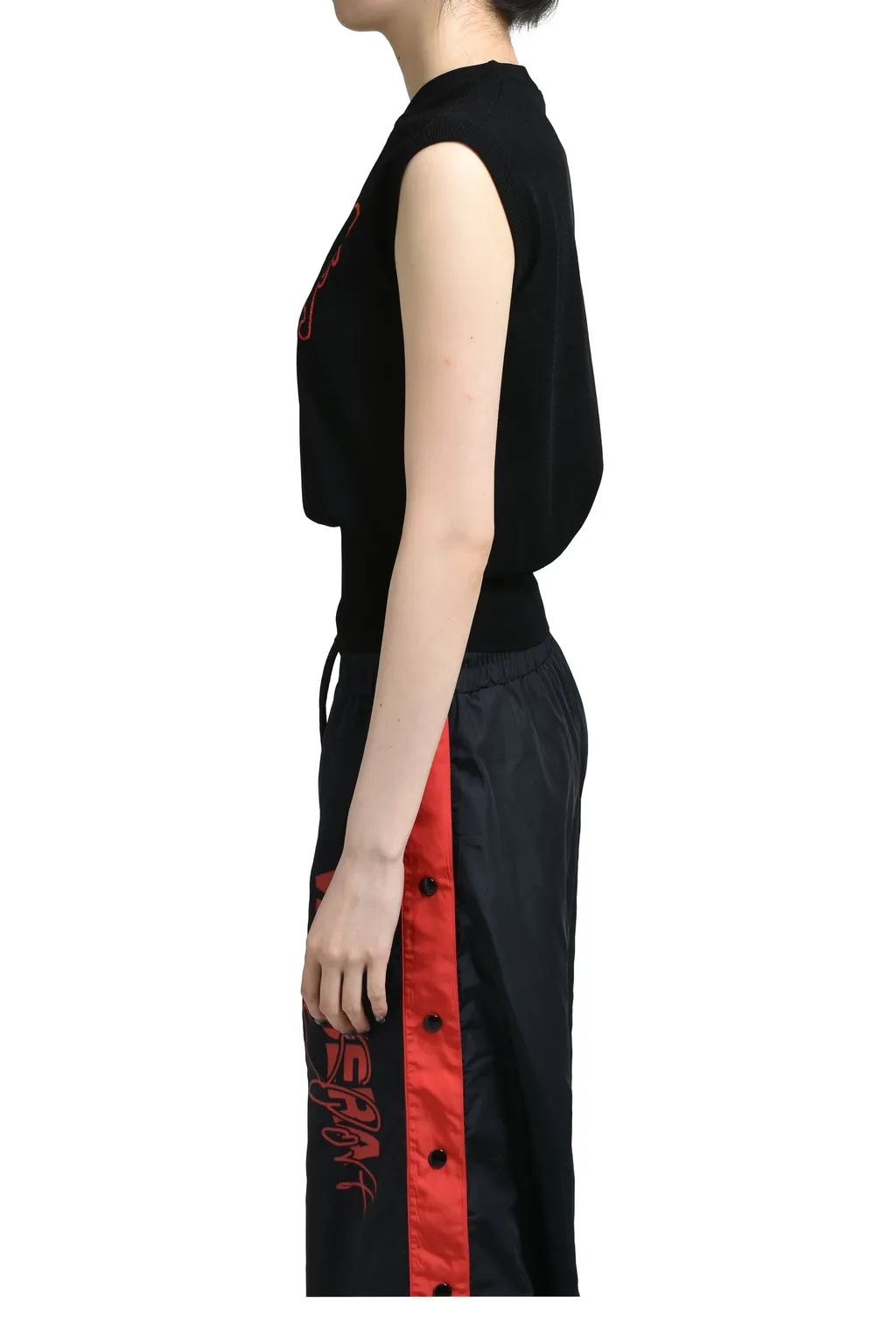 Mini Vest Knit / Black