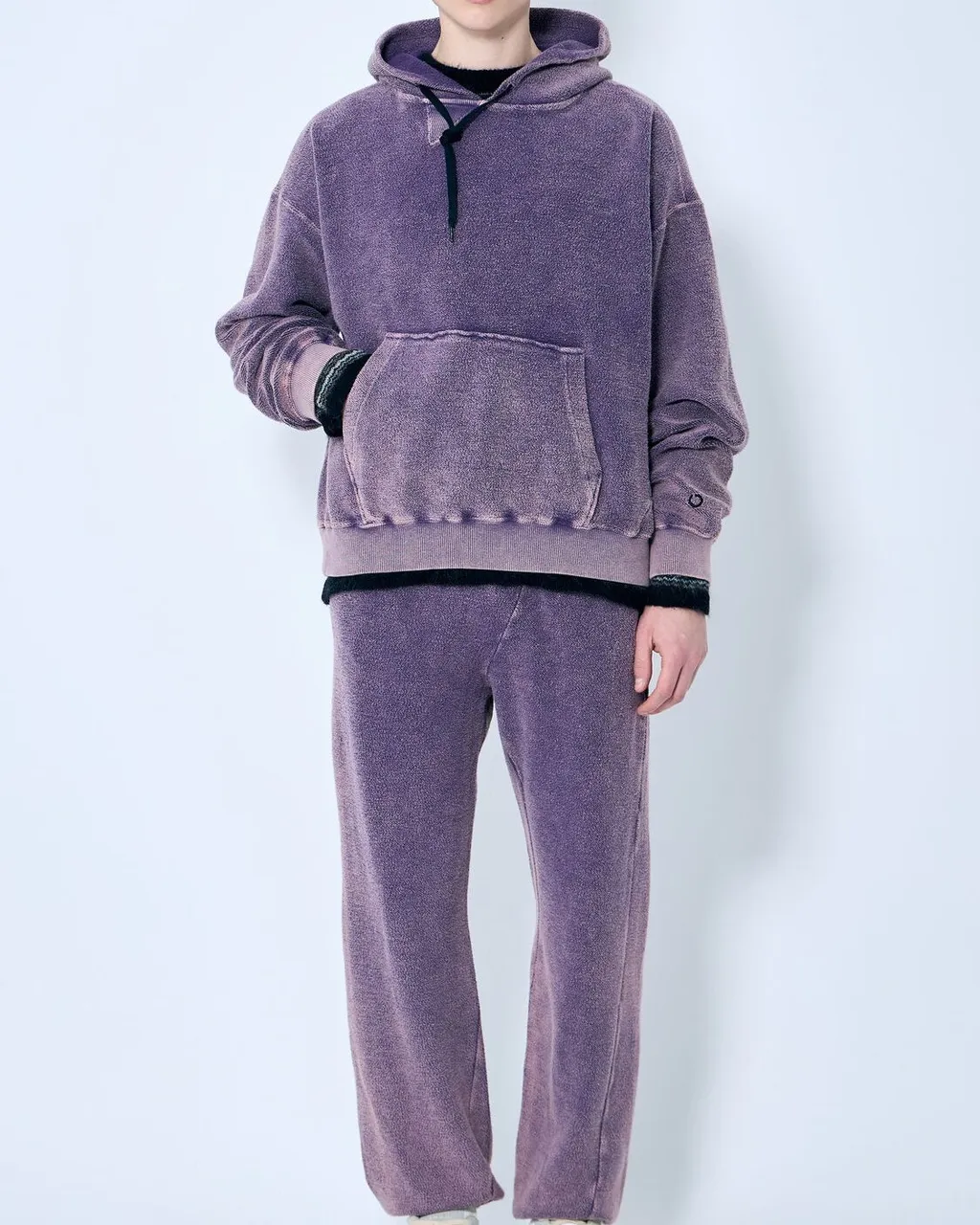 Nomarythm Textile Hand Dyed Hooded Sweater