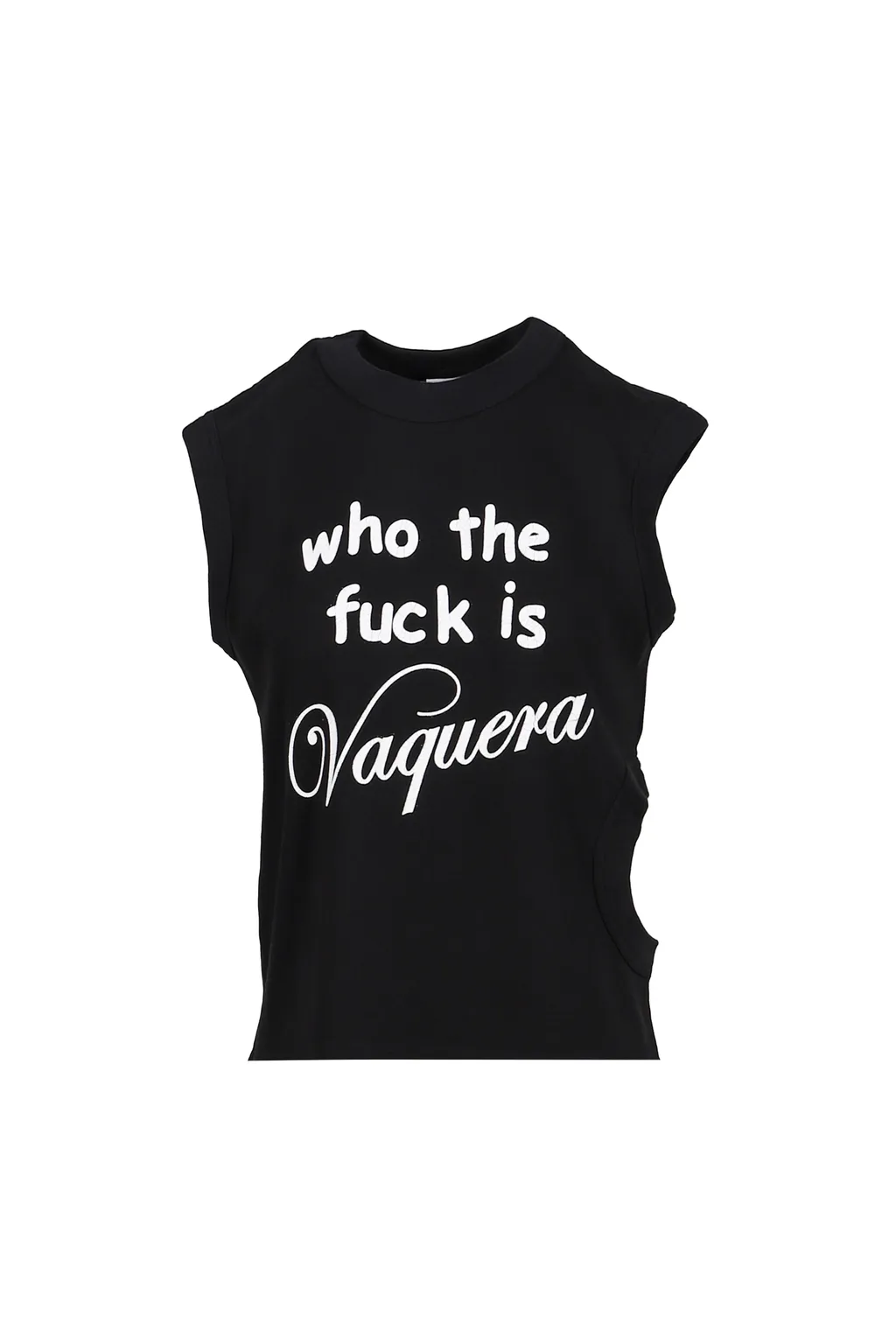 Who Tf Twisted T Shirt Knit / Blk