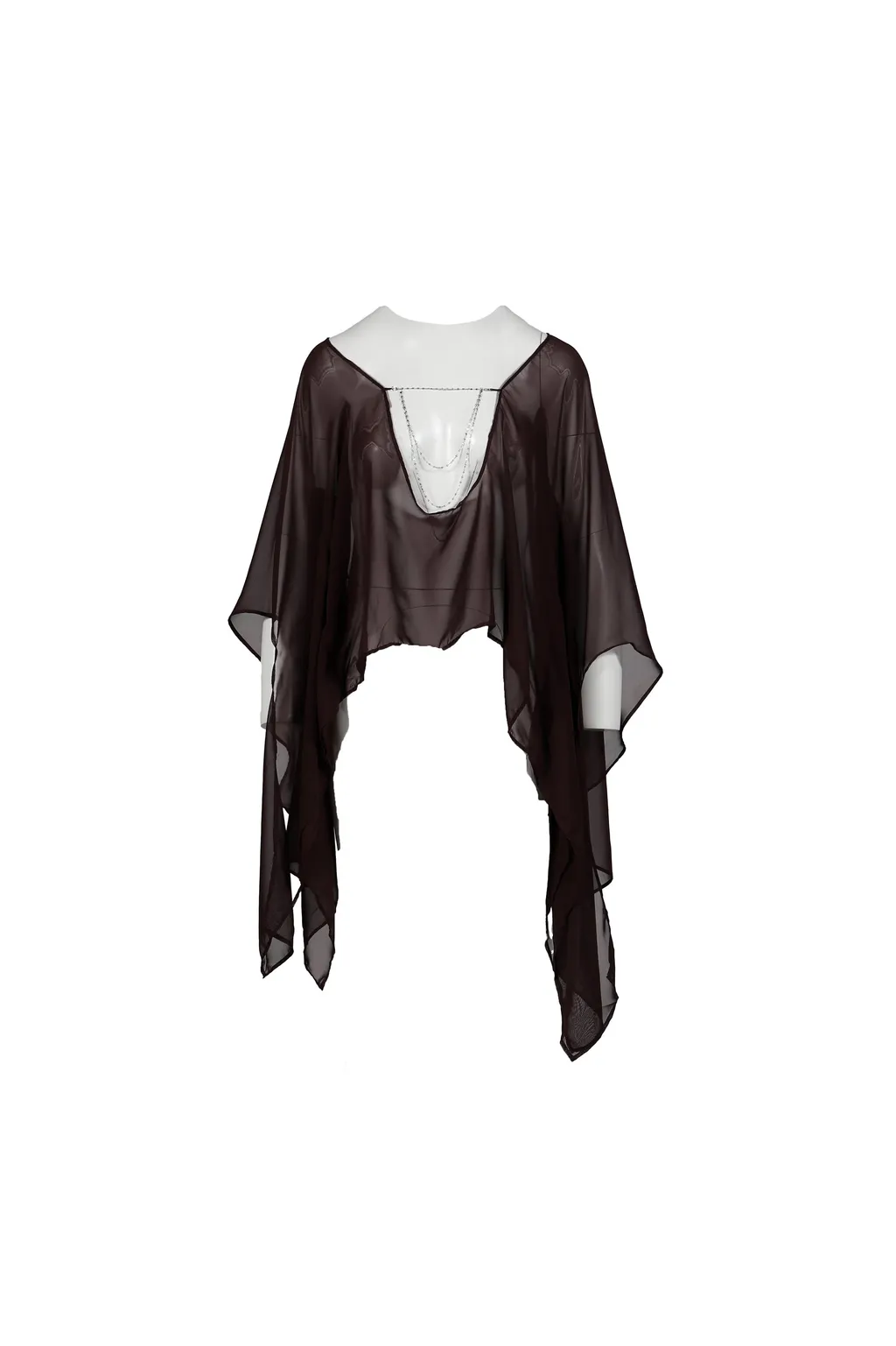 Longsleeve Cape Top / Aubergine