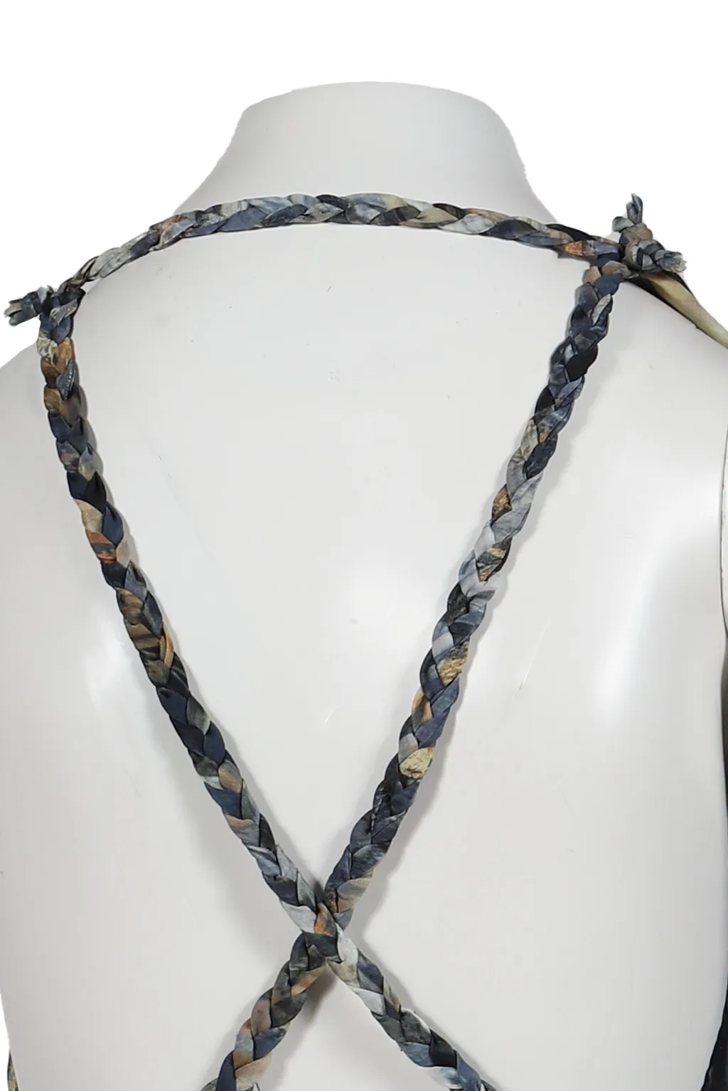 Super Cowl Top With Twisted Straps / Multi