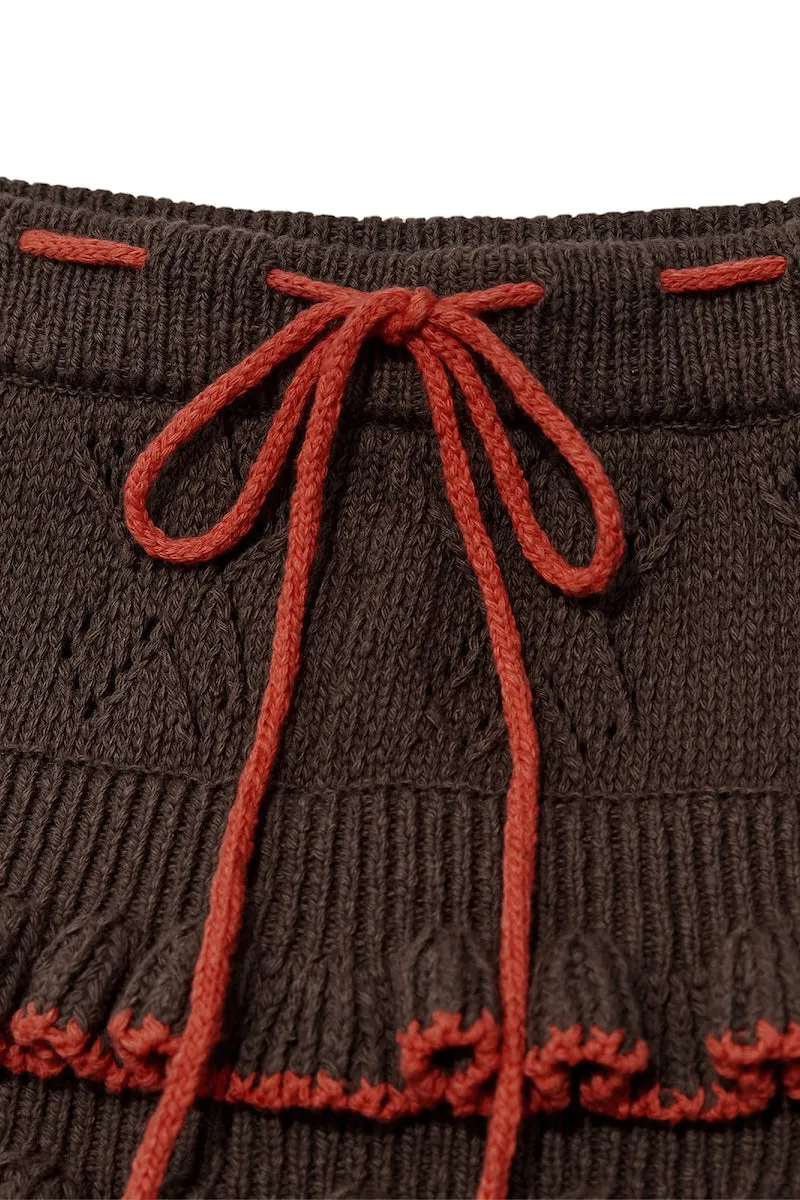 Candy Pop Knit Shorts / Brw