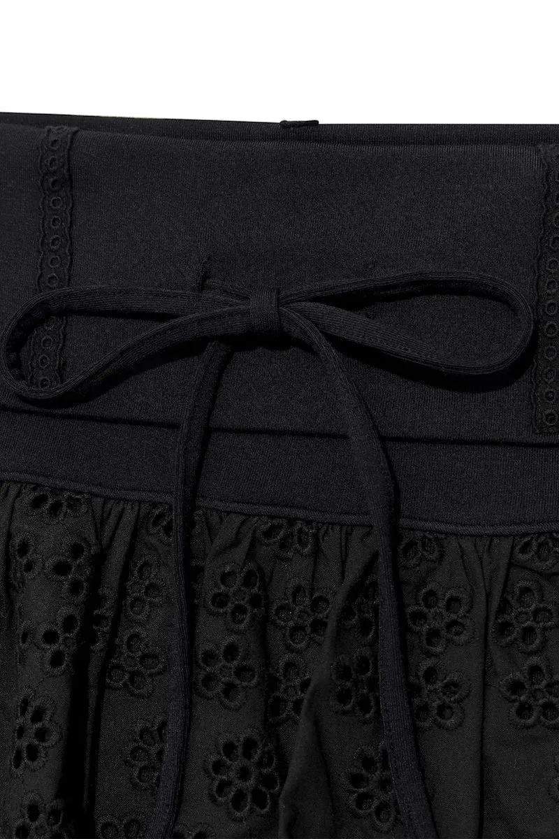 Naomi Belt Mini Skirt / Black