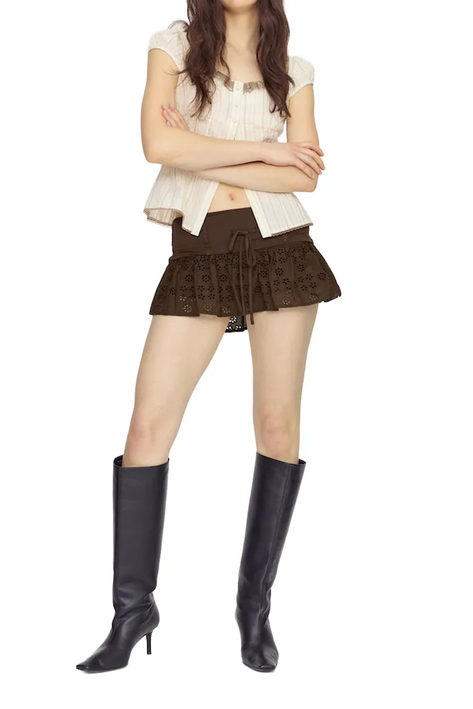 Naomi Belt Mini Skirt / Brw