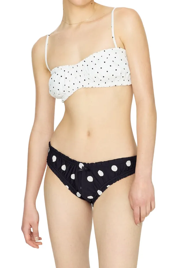 Blush Bikini Top / Dotty Maze