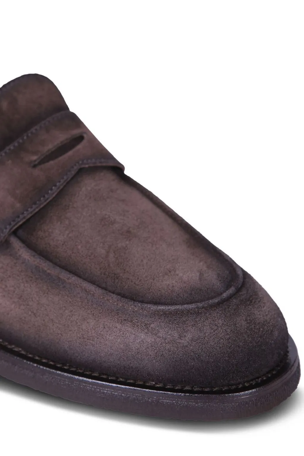 Officine Creative Strap Detail Suede Loafers