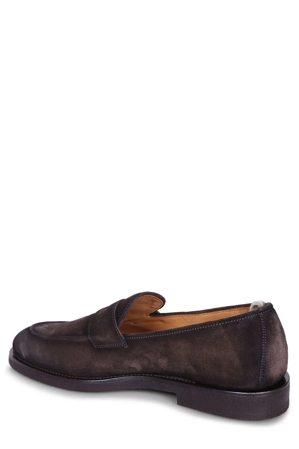 Officine Creative Strap Detail Suede Loafers